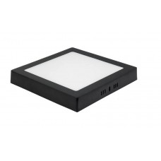 Downlight panel Cuadrado LED Superficie Negro 20W